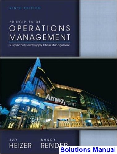 operations management heizer solution manual